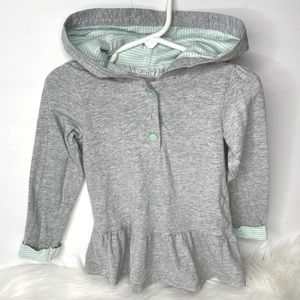 Carter’s Ruffle Hem Hoodie 3T